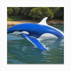 Insolito Delfin Canvas Print