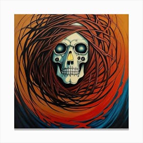 Skull Of The Day Canvas Print