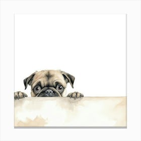 Pug Dog 2 Canvas Print