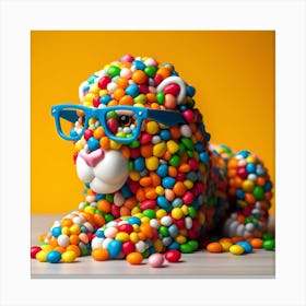 Candy Animal Canvas Print