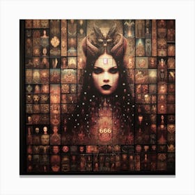 Demon Woman Canvas Print