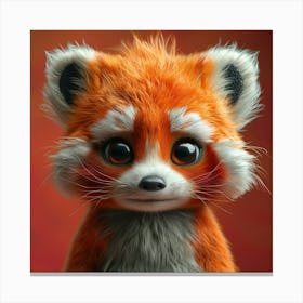 Red Panda 5 Canvas Print