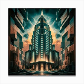 Futuristic Skyscraper 5 Canvas Print