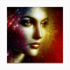 A mysterious woman 14 Canvas Print