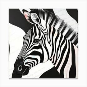 Zebra 2 Canvas Print