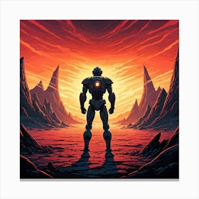 Alien Planet Exploration Canvas Print