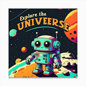 Explore The Universe Canvas Print