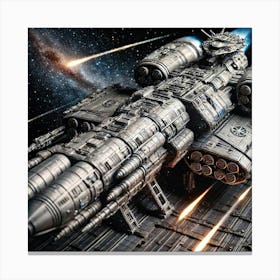 Aether Spear Destroyer 1024 Canvas Print