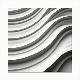 Abstract Wavy Pattern 3 Canvas Print