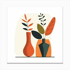 Modern Vases Canvas Print