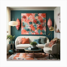 Living Room Wall Art Canvas Print