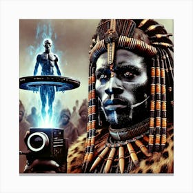 Furtur Revial to a Nubian Canvas Print