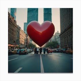 Heart Stock Videos & Royalty-Free Footage Canvas Print