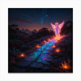 Angel Of The Night 5 Canvas Print