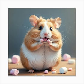 Cute Hamster 3 Canvas Print