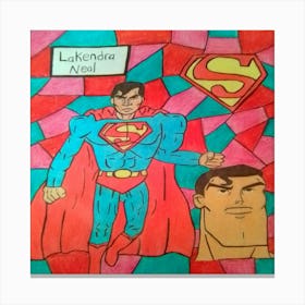 Superman Canvas Print