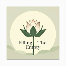 Filling The Empty Canvas Print