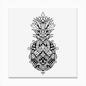 Pineapple Mandala 01 Canvas Print