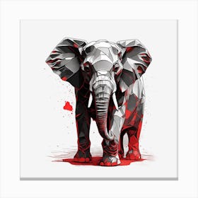 Abstract Elephant 2 Canvas Print