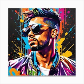 Dj Luv Canvas Print