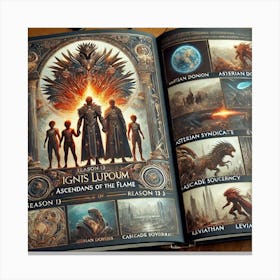 Limited Edition Artbook Season 13 Ignis Luporum Canvas Print