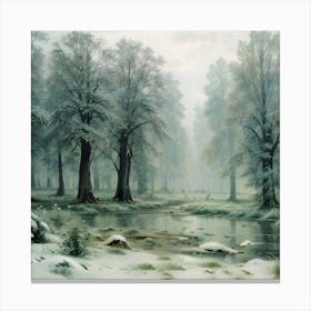 Winter Landscape Canvas Print