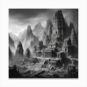 Ruins Of A City 1 Canvas Print