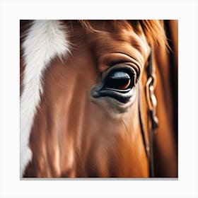 Eye Of A Horse 19 Canvas Print