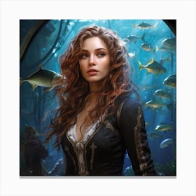 Mermaid 5 Canvas Print