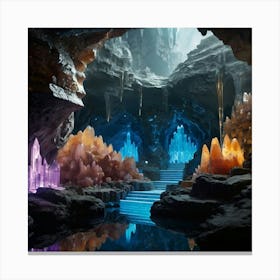 Caves Of Shanghai Canvas Print