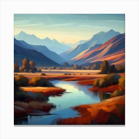 Landscape Painting 162 Canvas Print