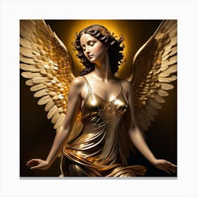 Angel With Wings 3 Canvas Print