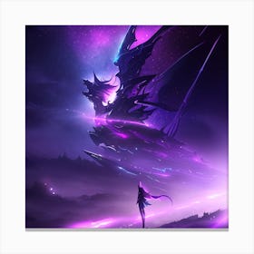 Purple Sky Canvas Print