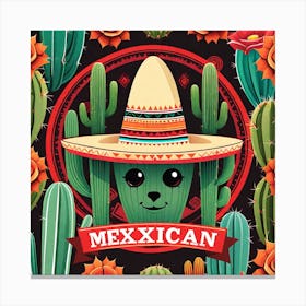 Mexican Cactus 66 Canvas Print