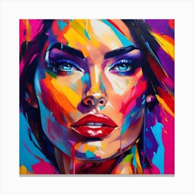 Abstract 'Sexy Woman' Canvas Print