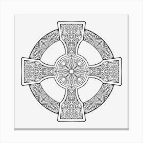 Cross Mandala 10 Canvas Print