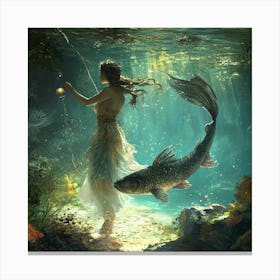 Mermaid 2 Canvas Print