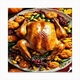 Thanksgiving Turkey 1 Canvas Print