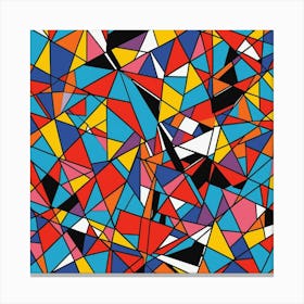 Abstract Geometric Pattern 6 Canvas Print