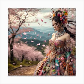 Chinese Woman 2 Canvas Print