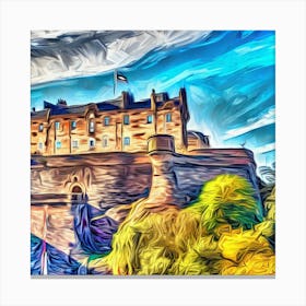 Edinburgh Castle Series 3 Canvas Print