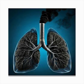 Lungs Stock Photos & Videos Canvas Print