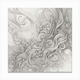 Swirls And Swirls Canvas Print