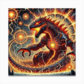 Argonix Plasma Terror Canvas Print