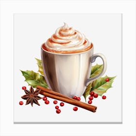 Hot Cocoa With Cinnamon 1 Canvas Print