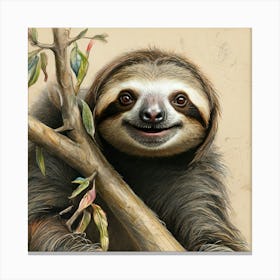 Sloth 52 Canvas Print