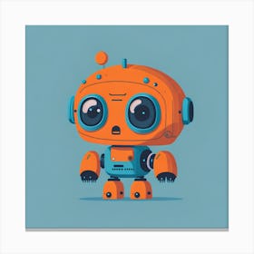 Little Robot 2 Canvas Print