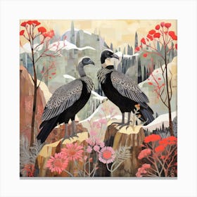 Bird In Nature Vulture 2 Canvas Print