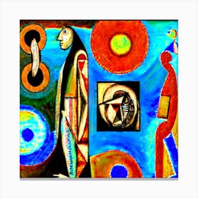 Abstract Painting Canvas Print