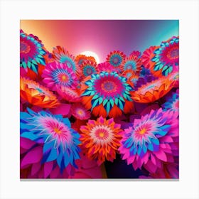 Colorful Flowers Canvas Print